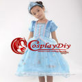 Whloesale in stock party dance costume Cute Cinderella Kids Princess Costume